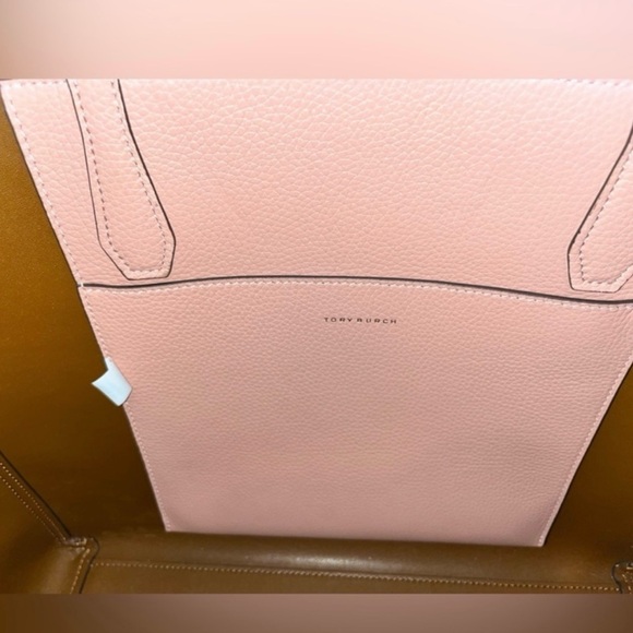 Tory Burch NWOT Blake Leather Tote and Wristlet -Color Pink Moon - Picture 6 of 7